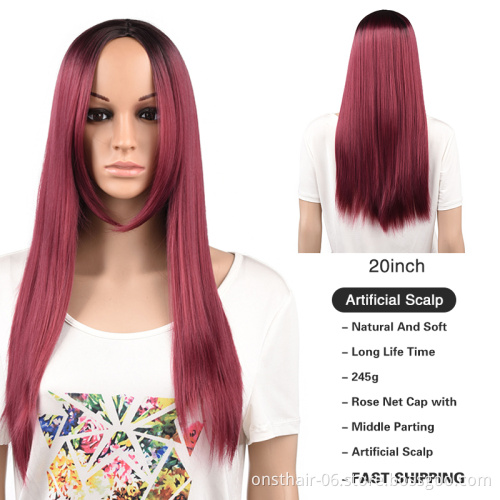 Long Mink Born Straight Hair Grey Green Synthetic Lolita Relaxed Wigs For Women Fashion Female Cosplay Party Christmas Wigs
